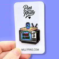 Home Alone Christmas TV Enamel Pin