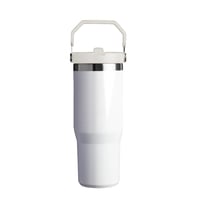 Image 9 of 30OZ Sublimation Blank Tumbler Double Wall Stainless Steel Car Cup Coffee Mug Sublimation Water Bott