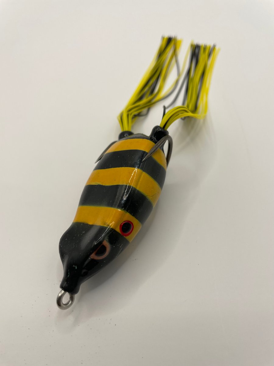 Handmade Bass Lures • BRIAN's BEES PROP BAITS • BUZZING BEE – Toad