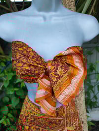 Image 8 of Milan Hareem/ Bloomer/ Balloon trousers with matching head scarf -Rust orange upto 14 uk