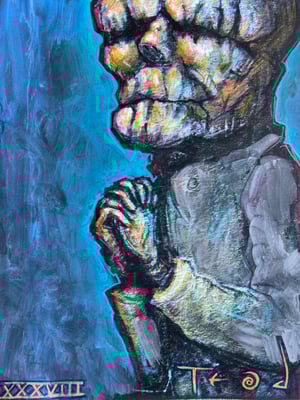 Image of Teod "Butler #38" Artist Embellishmed