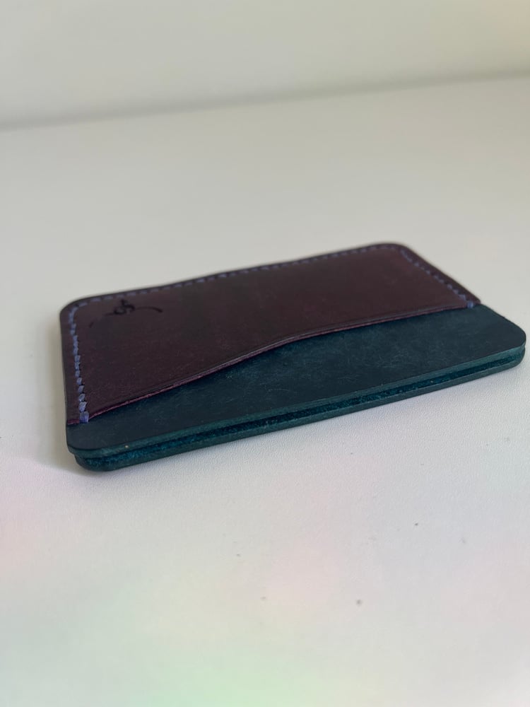Image of Sapphire/Violet Pueblo Horizontal Cardholder 