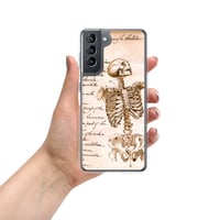 Image 5 of Antique Book Page Anatomical Skeleton Sketch Clear Case for Samsung®