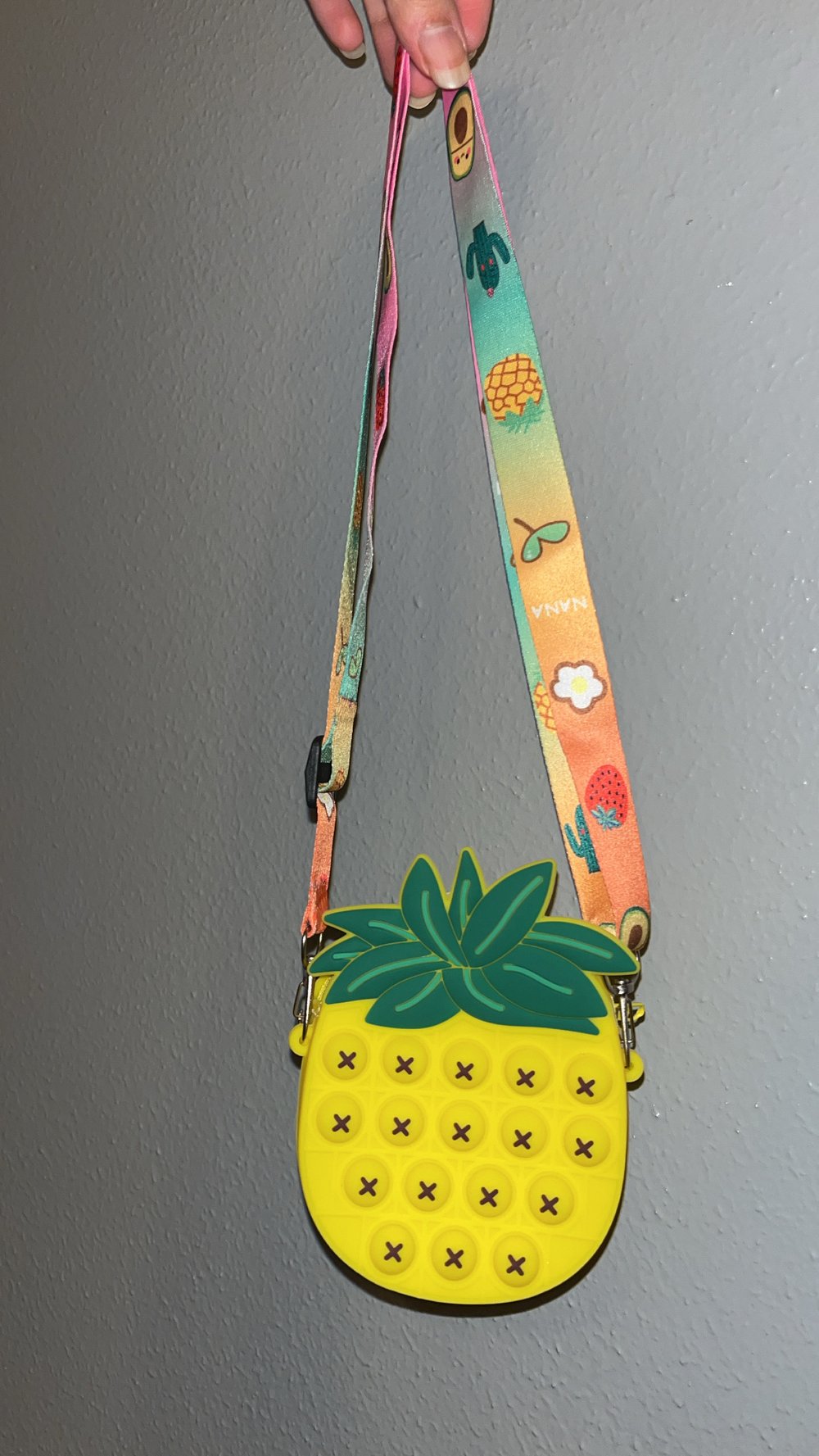Image of Pineapple pop it bag 