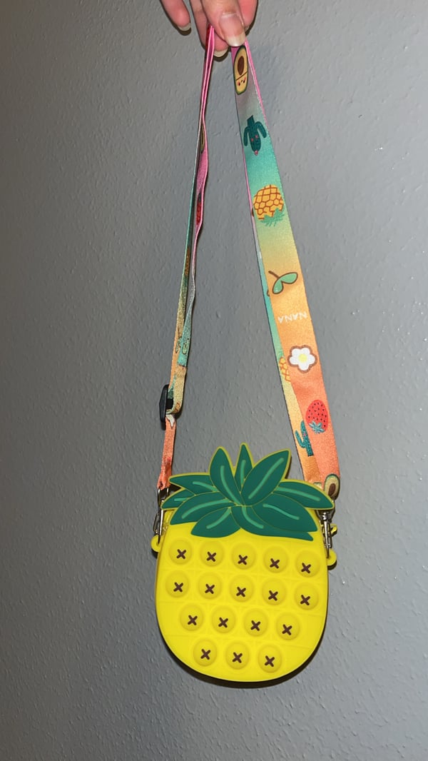 Image of Pineapple pop it bag 