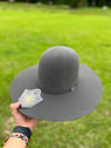 4x Charcoal Wool Open Crown