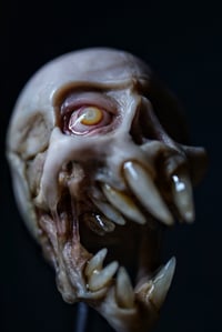 Image 7 of Vampire fetal skull, original art, dark academia