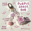 Purple Space BOB Fidget Keychain