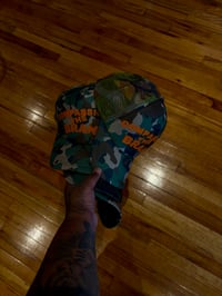 Camo & Orange Trucker