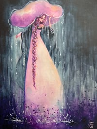 Hand Embellsihed Prints - Petrichor