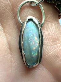 Image 14 of gorgeous turquoise nugget necklace with opal pendant