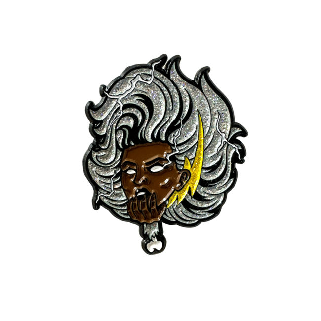 Hold Your Head Up Pin - Storm