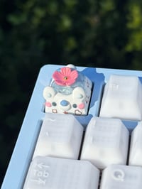 Image 1 of Snow Blossom Artisan Keycap 