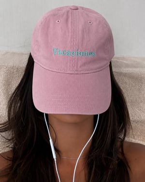 Gorra Vacaciones rosa