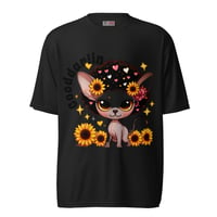 Gooddarlin Sphynx Unisex performance crew neck t-shirt