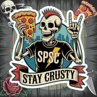 Image 3 of Stay Crusty Vinyl Sticker