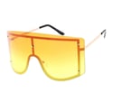 Trendy Rimless Oversize Glasses 