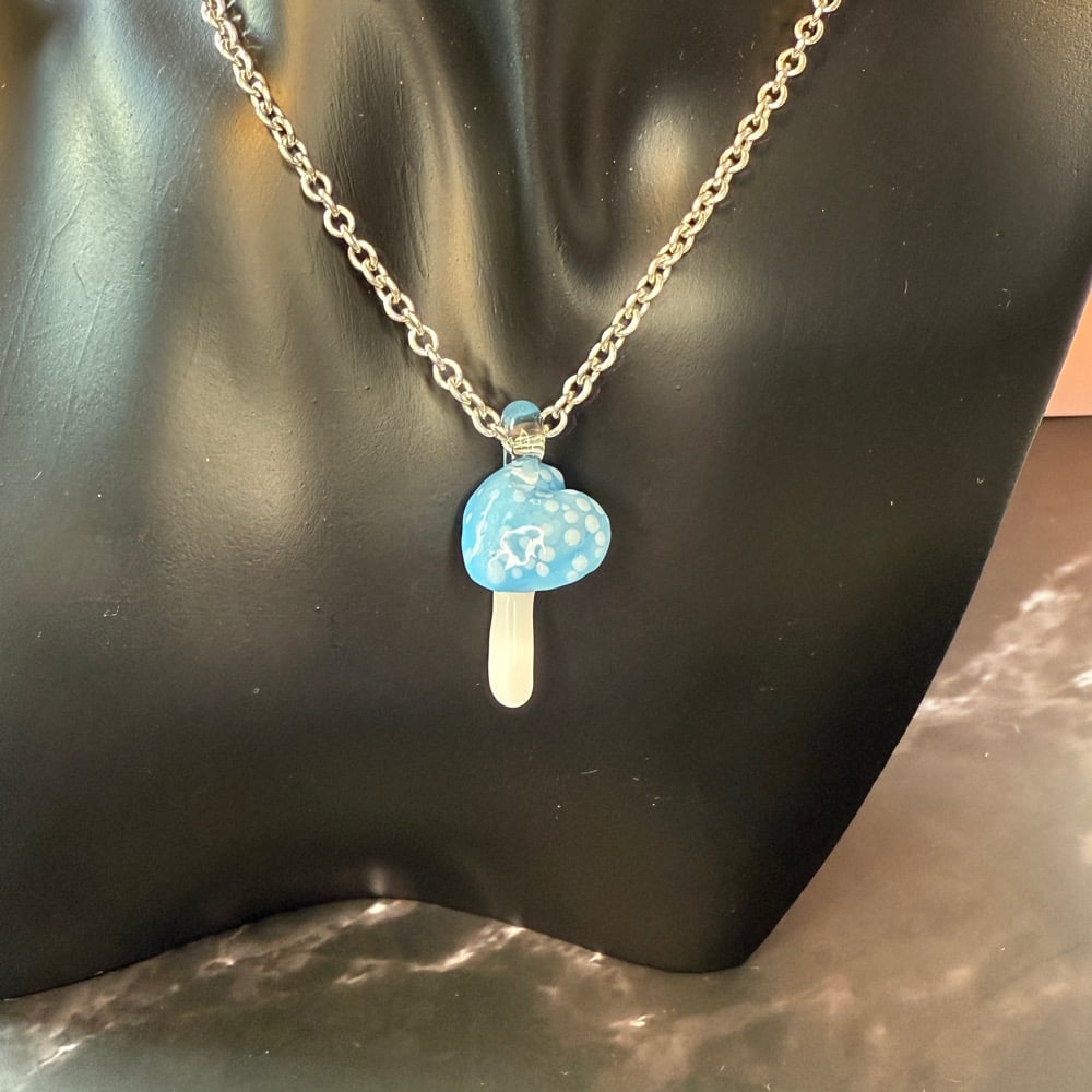 Image of Heart Mushroom Pendants 