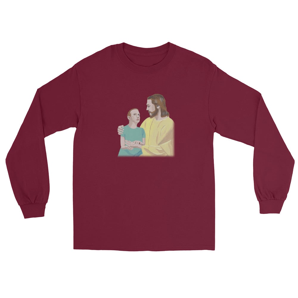 Image of MARK MEETS JESUS LONG SLEEVE SHIRT