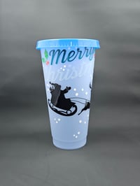 Image 1 of Merry Christmas Color Changing Cup