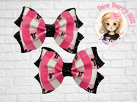 Pink & Black Checkered Piggies