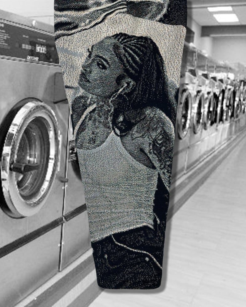 Kehlani folded tapestry sweater