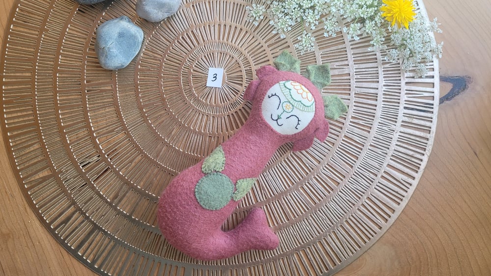 Image of Space Bunny, Space Bean and Mermaid in Purple Shades
