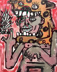 “ JAGUAR warrior   “ canvas