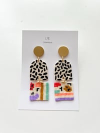 Paire de boucles d'oreilles céramique TISSA 4