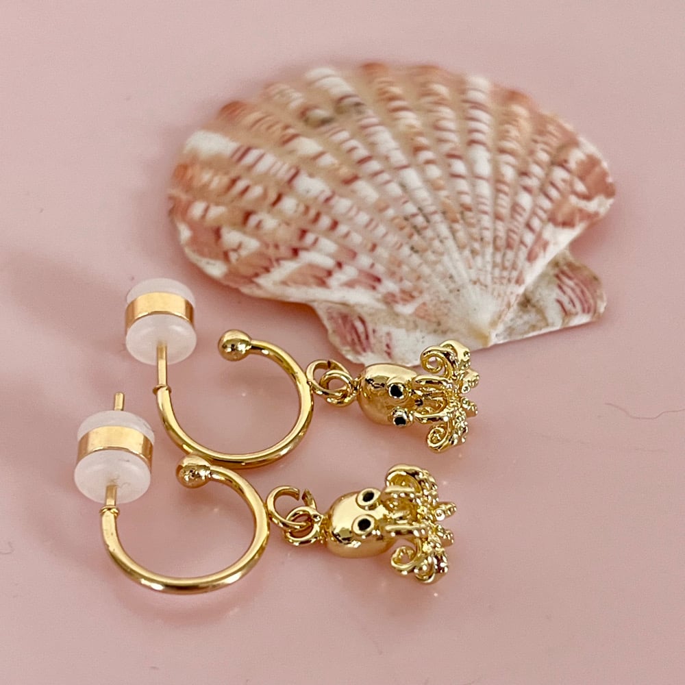 Image of Little Octopus Half Hoops