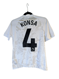 Image 1 of Aston Villa 2023-24 Away Konsa Football Shirt