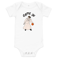 Image 1 of “Game On” Baby short sleeve one piece