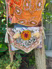Image 1 of Chilean Bag -Cream fringes 2