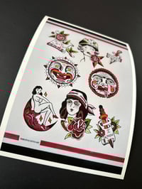 Image 2 of Bert Grimm Inspired Flash Sheet, High Quality Print