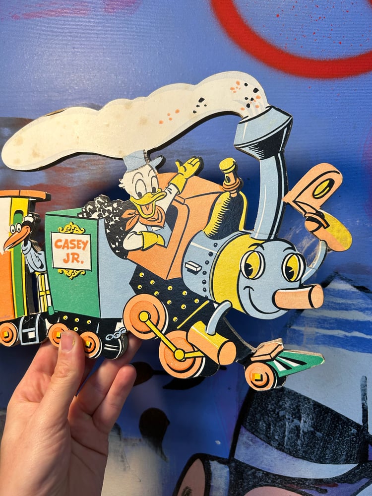 Image of Disney wall train 