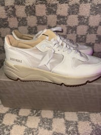 Image 1 of Golden Goose Running Sole White/Creme