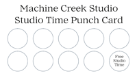 Image 1 of Studio Time Punch Card