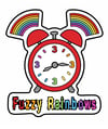 Fuzzy Rainbows Sticker