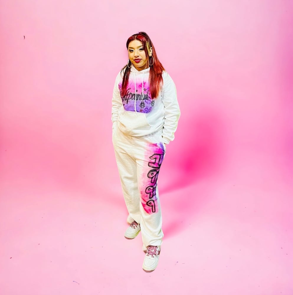 Image of Custom Airbrush Hoodie & Sweat Suit Set 