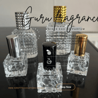 Image 2 of 10ml unisex fragrance crystal cut bottles 