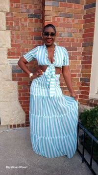 Image 1 of Stripes 2pc Skirt 