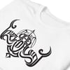 The Everdawn - logo (black logo on white t-shirt)