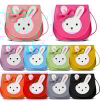 Image 3 of Gray Little Girls Rabbit Purse
