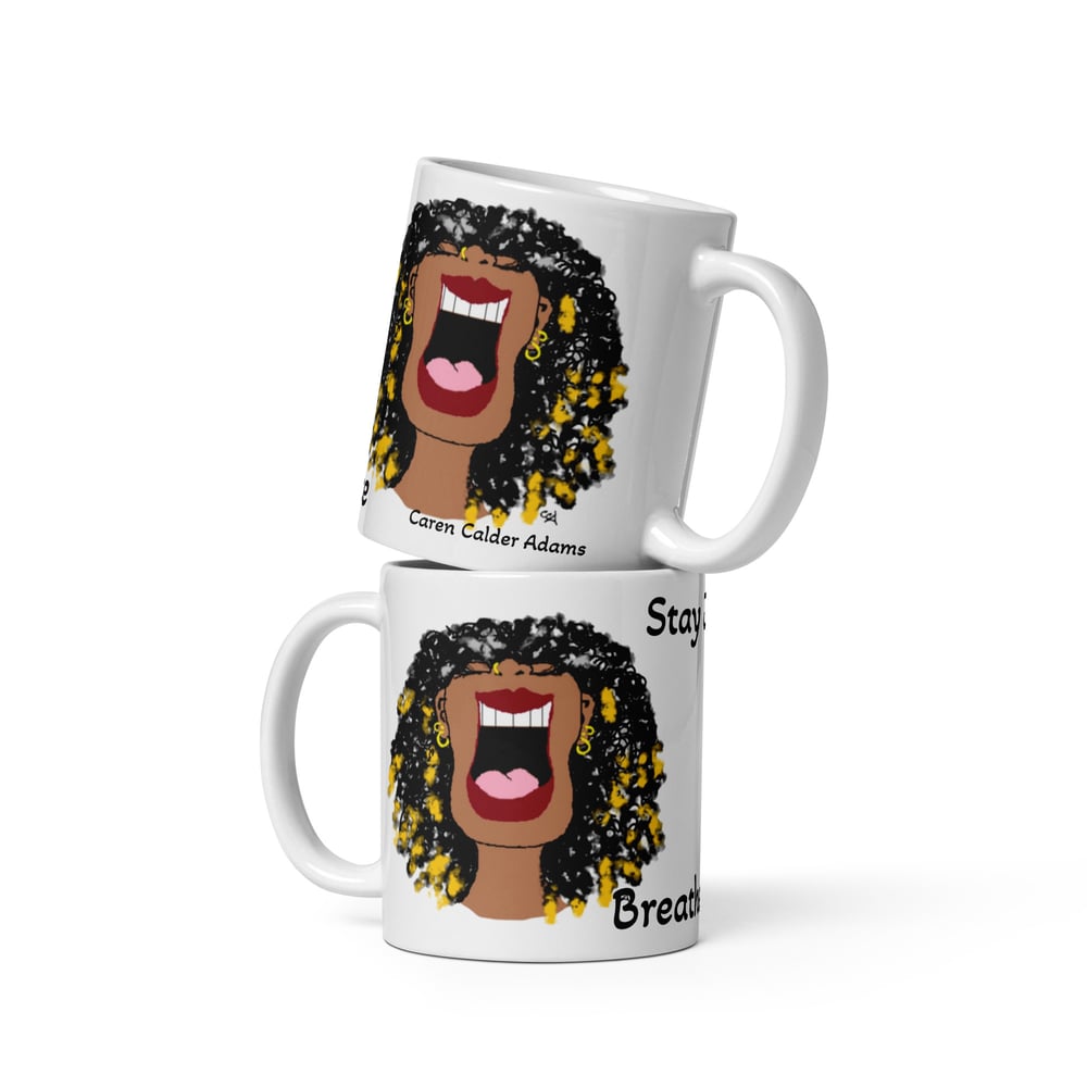 Stay Joyful Breathe Peace mug