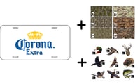 Image 1 of Corona Build A Beer License Plate