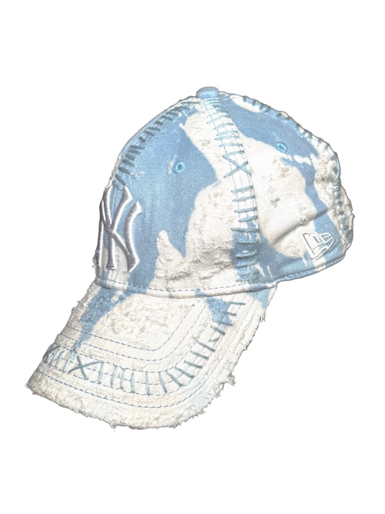 Image of THE END IS NEAR X HARTEX LDN X NEW ERA BABY BLUE SPORTY CAP 
