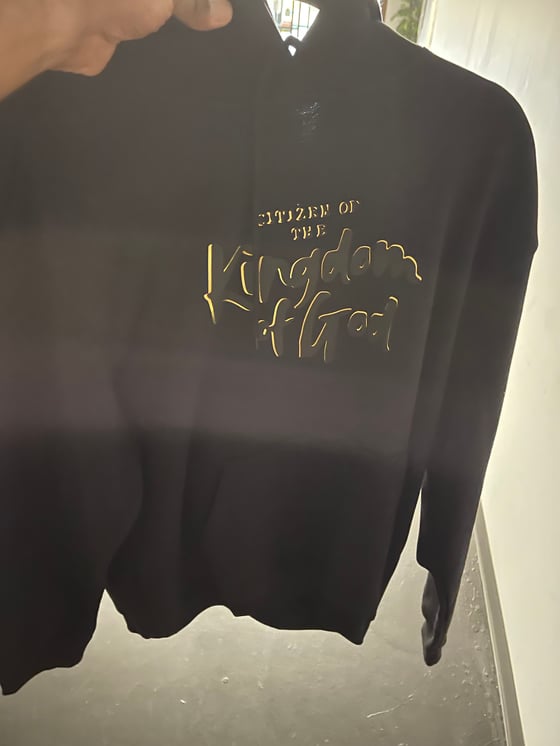 Image of Black/Gold Kingdom Hoodie 