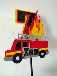 Image 5 of Building Blocks Lego Inspired Cake Toppers Set. Lego Birthday Party Decoration