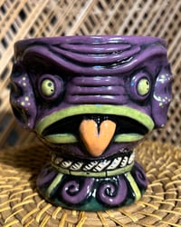 Image 4 of “Punga’s Creature” Purple Glaze - Ready to Ship - Free Shipping