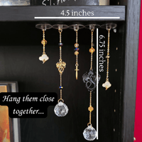 Image 4 of Dragons & Lightning handmade bookshelf charms